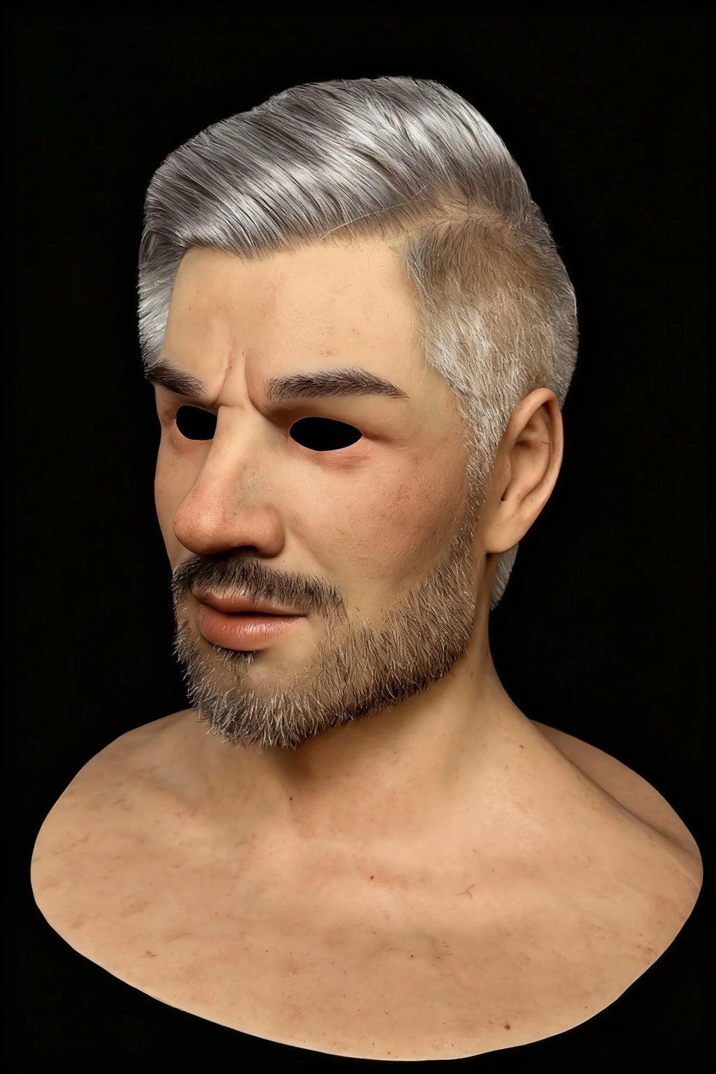 Jiamusi Ultra Realistic Silicone Mask – Full Head Cosplay, Halloween & Film Prop