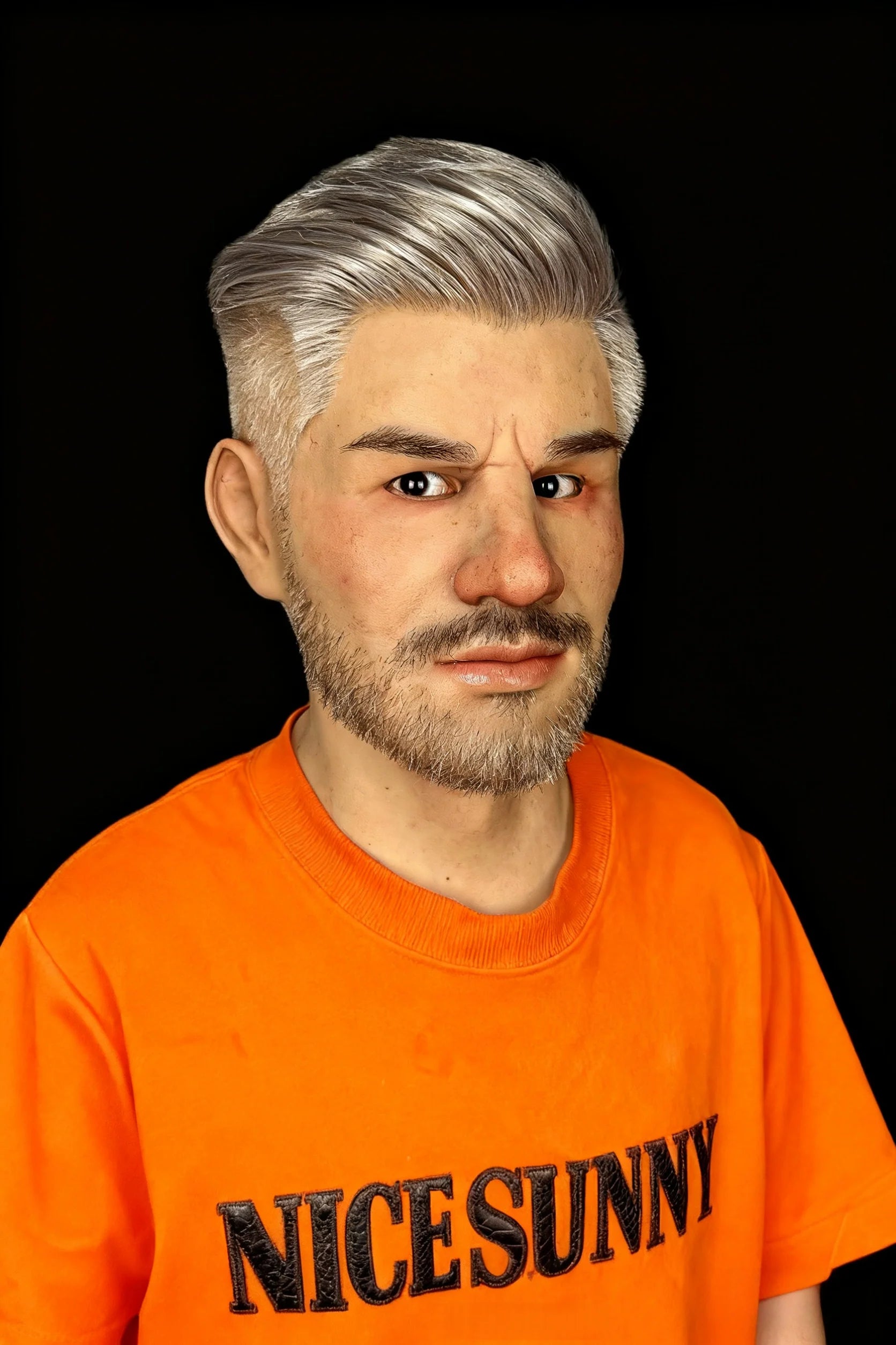 Jiamusi Ultra Realistic Silicone Mask – Full Head Cosplay, Halloween & Film Prop