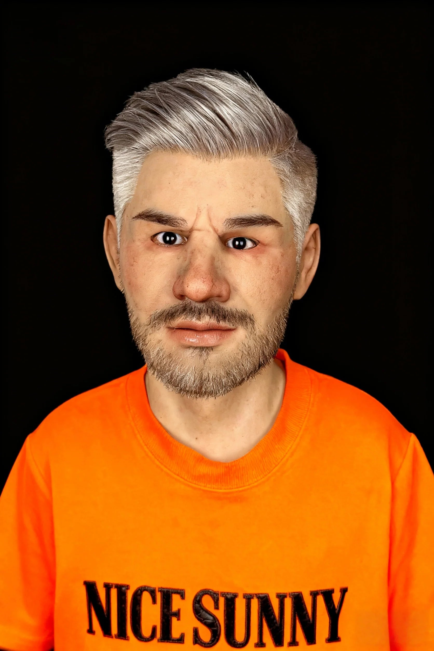 Jiamusi Ultra Realistic Silicone Mask – Full Head Cosplay, Halloween & Film Prop