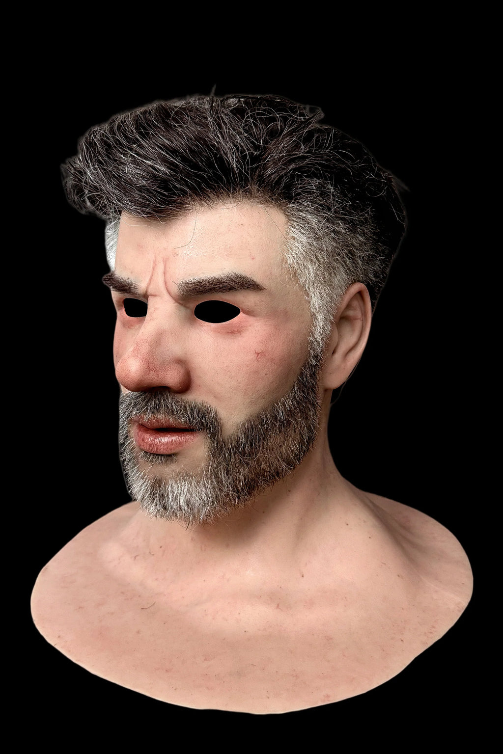 Jiamusi Realistic Silicone Mask – Full Head Male Cosplay & Halloween Prop