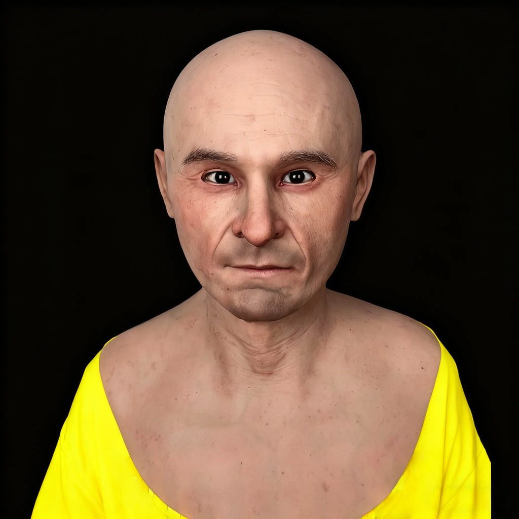 Hunter Ultra Realistic Silicone Mask – Full Head SFX Face Mask for Halloween, Cosplay & Film