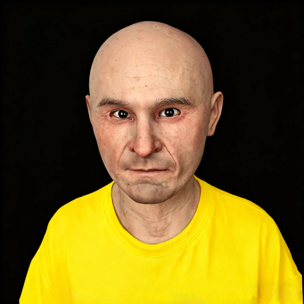 Hunter Ultra Realistic Silicone Mask – Full Head SFX Face Mask for Halloween, Cosplay & Film