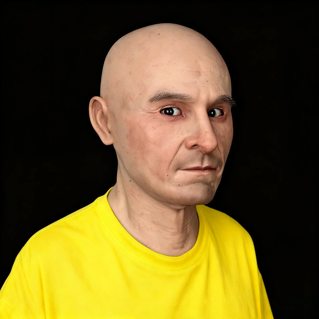 Hunter Ultra Realistic Silicone Mask – Full Head SFX Face Mask for Halloween, Cosplay & Film