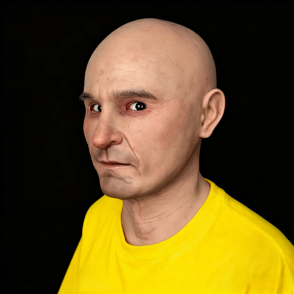 Hunter Ultra Realistic Silicone Mask – Full Head SFX Face Mask for Halloween, Cosplay & Film