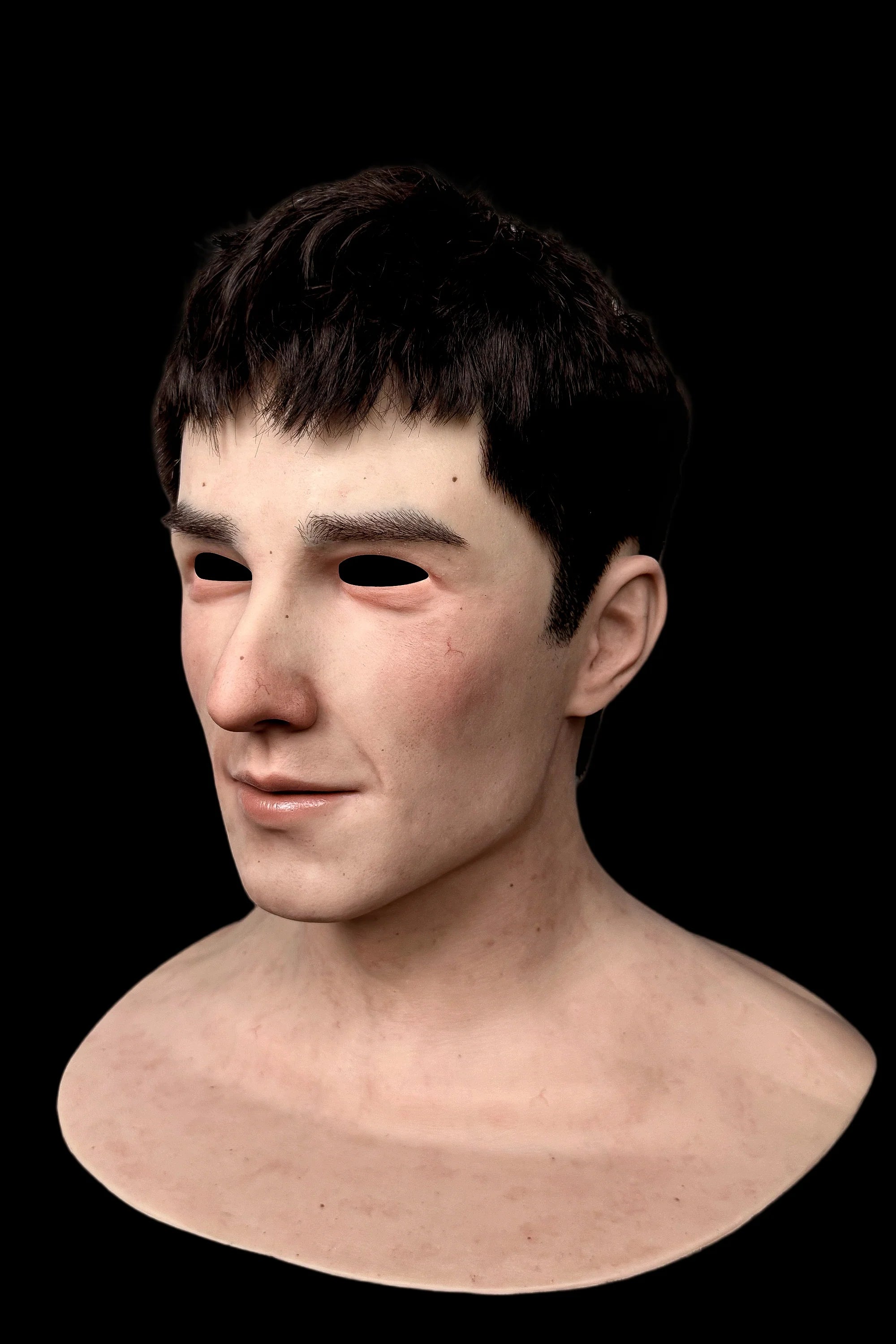 Airhua Ultra Realistic Silicone Mask – Full Head Cosplay, Halloween & Film Prop