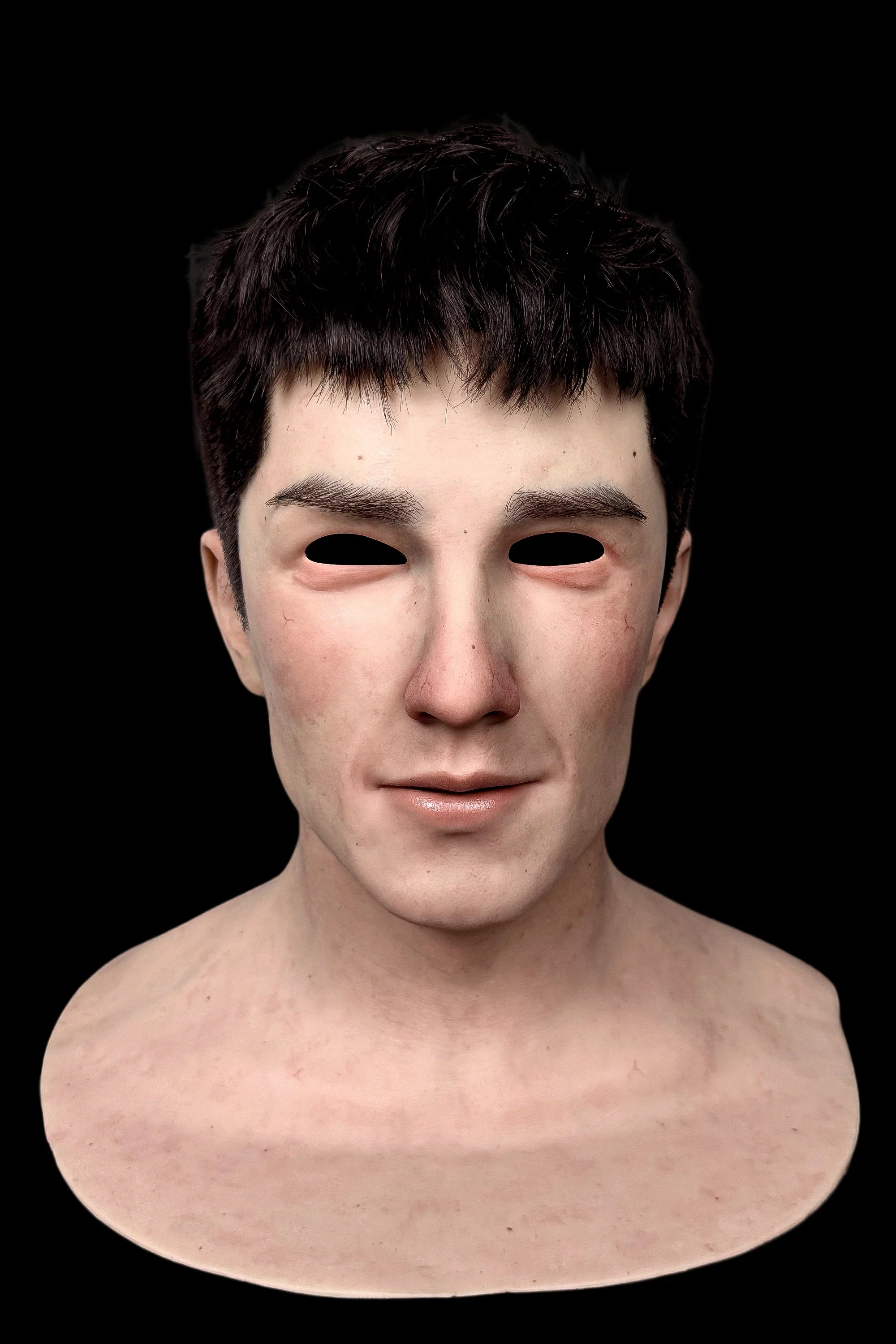 Airhua Ultra Realistic Silicone Mask – Full Head Cosplay, Halloween & Film Prop