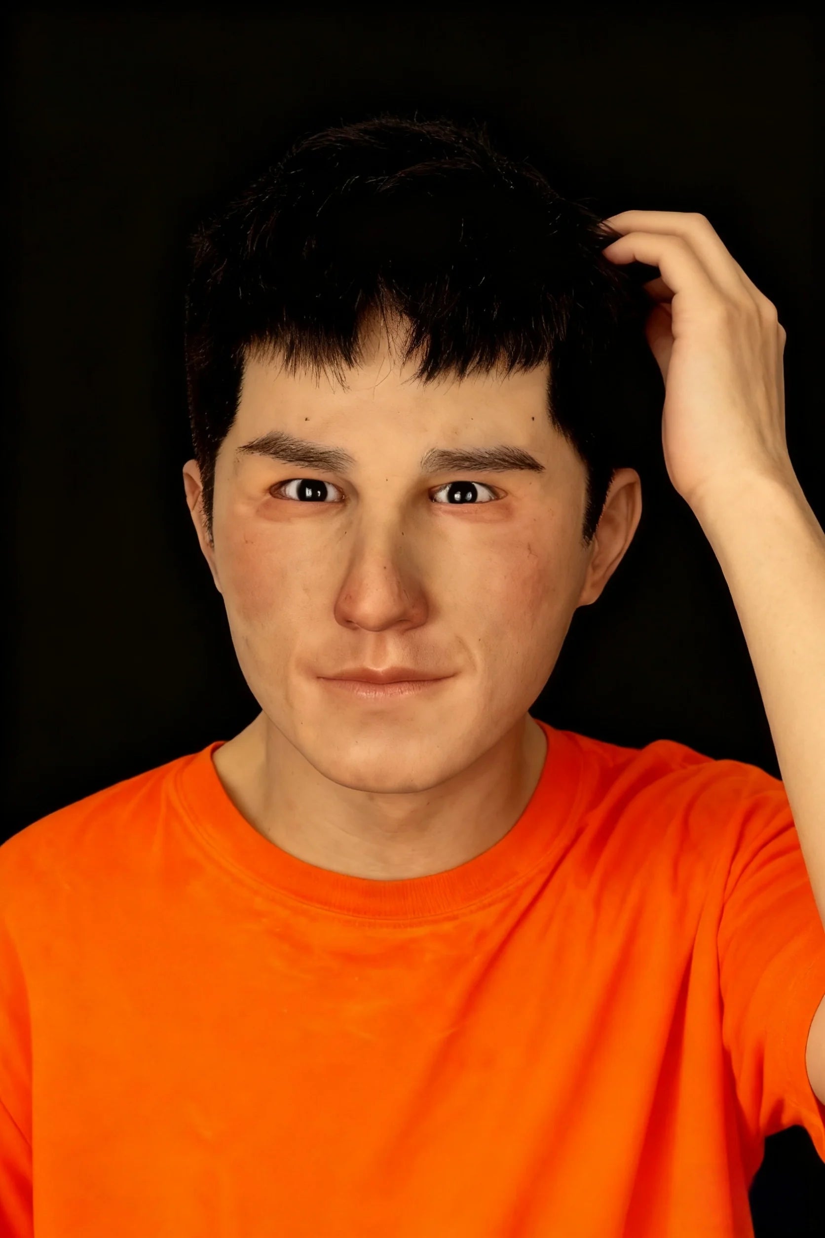 Airhua Ultra Realistic Silicone Mask – Full Head Cosplay, Halloween & Film Prop