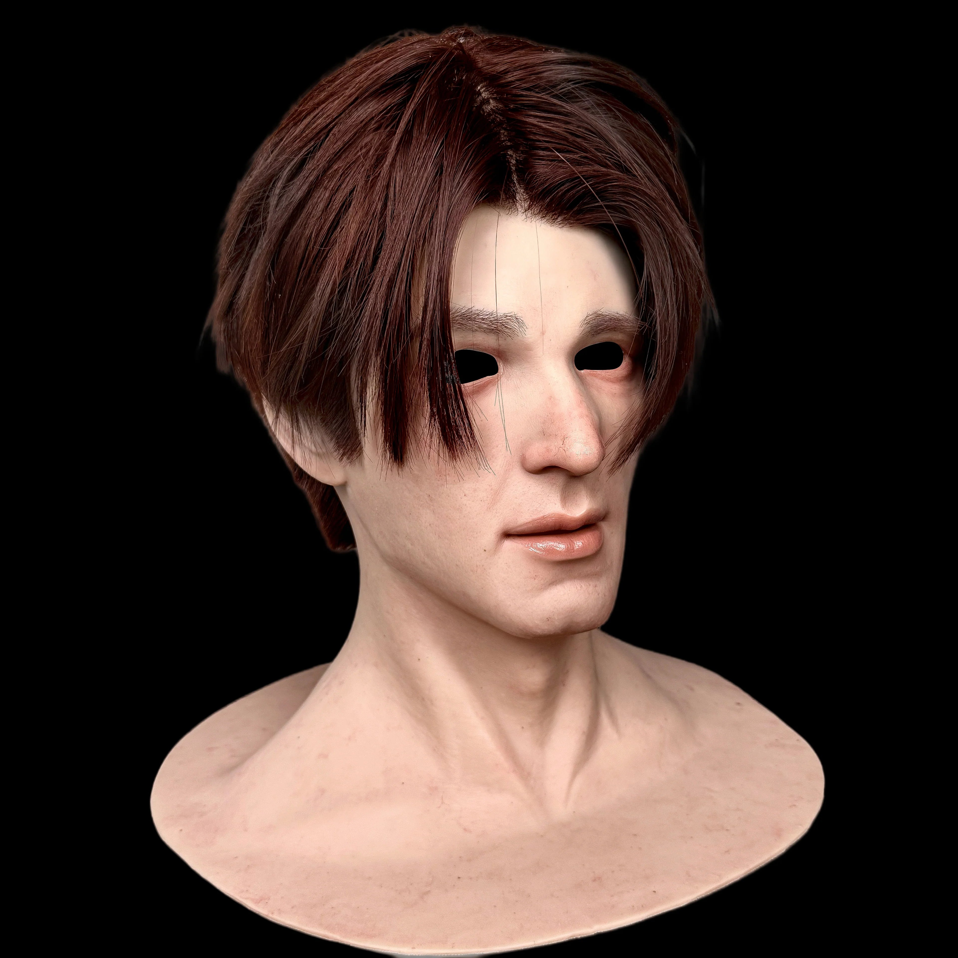 Derby Ultra Realistic Silicone Mask – Professional Full Head Face Mask for Halloween, Cosplay & Film SFX