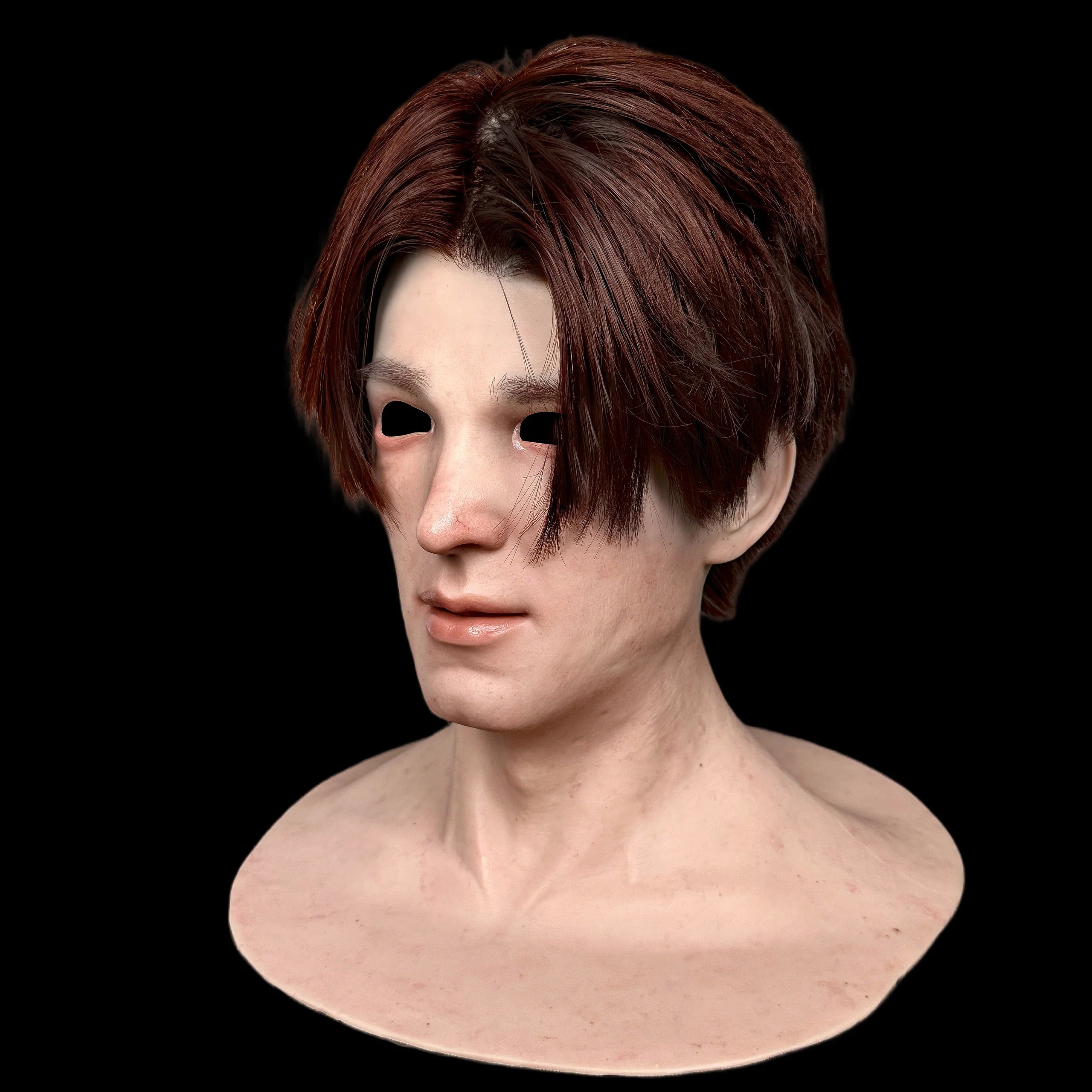 Derby Ultra Realistic Silicone Mask – Professional Full Head Face Mask for Halloween, Cosplay & Film SFX