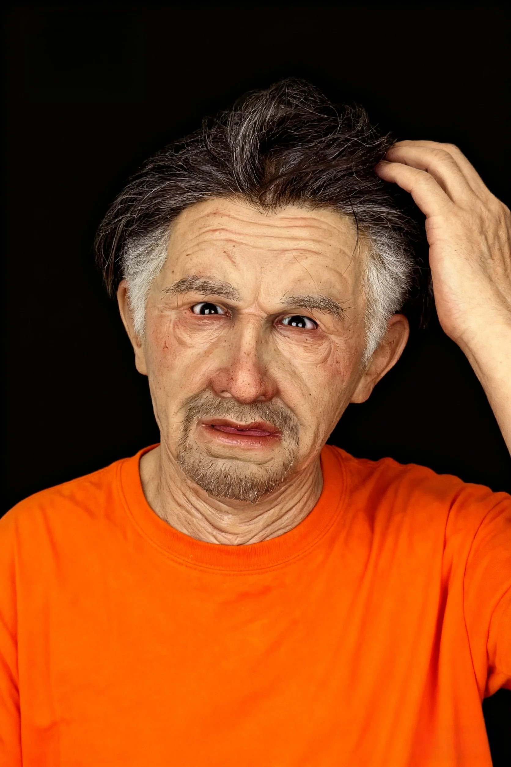 Babylon Ultra Realistic Silicone Mask – Full Head Male Cosplay & Halloween Prop