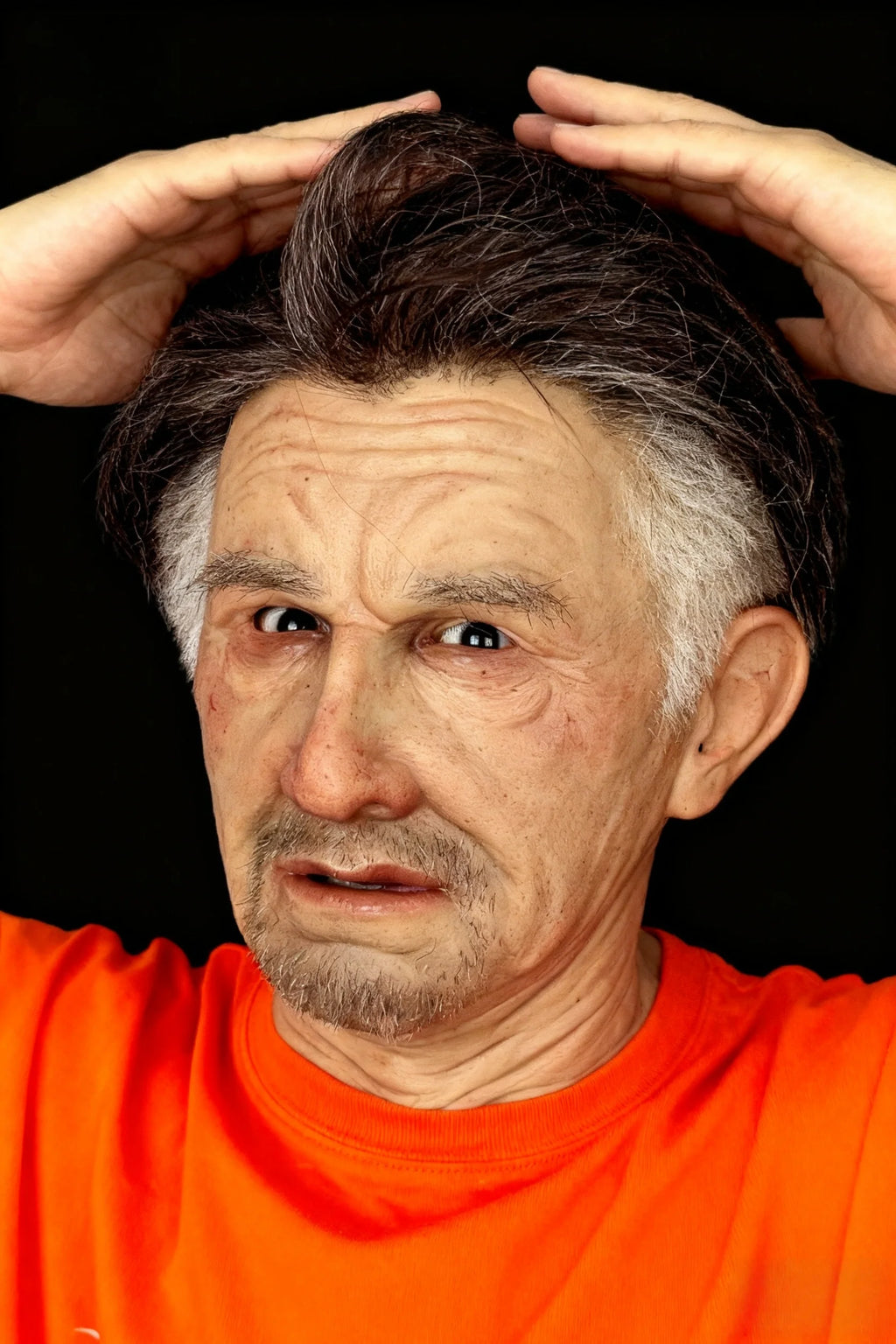 Babylon Ultra Realistic Silicone Mask – Full Head Male Cosplay & Halloween Prop