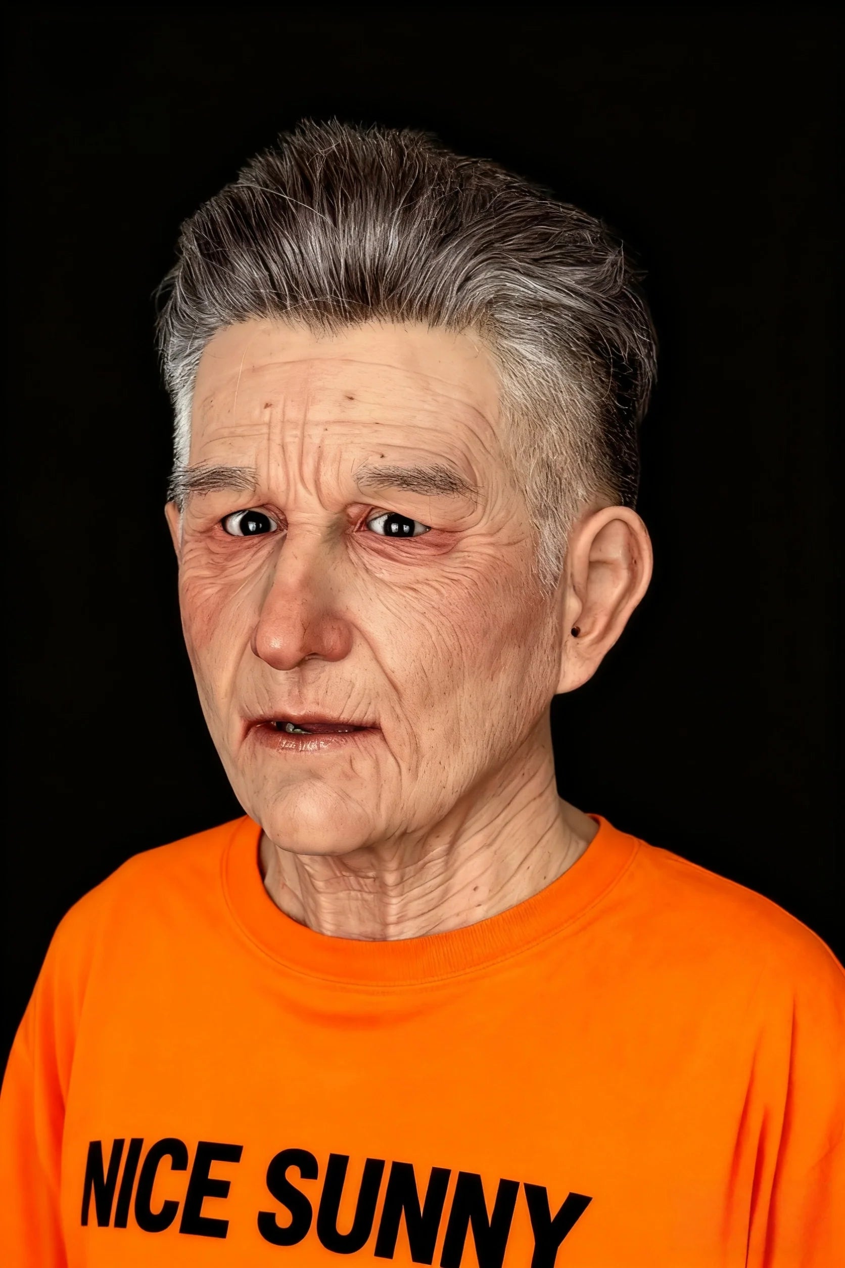 Abby Ultra Realistic Silicone Male Mask – Full Head Lifelike Face Mask for Cosplay, Halloween, Film & Stage SFX Props