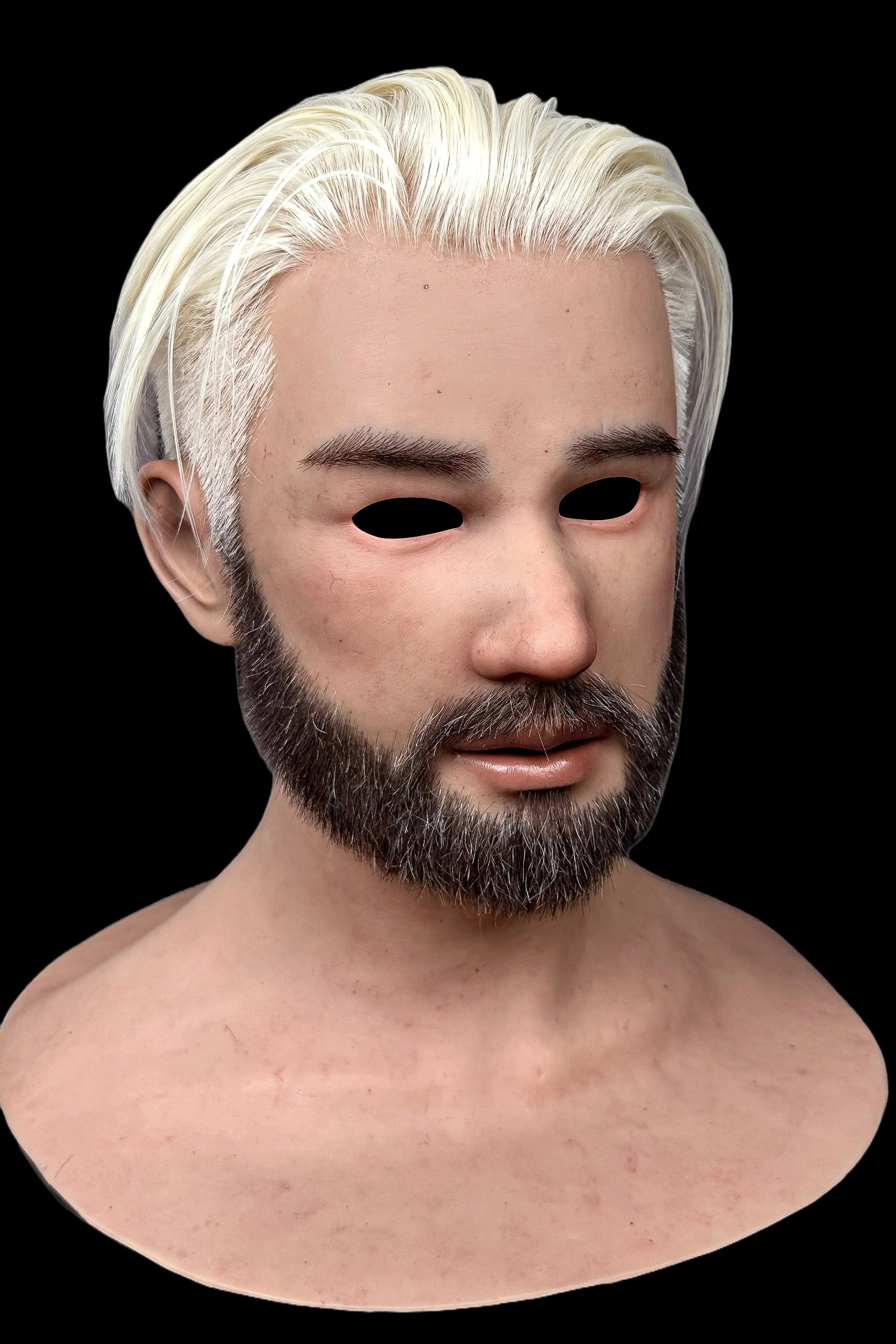 Kuka Ultra Realistic Silicone Mask – Full Head Cosplay, Halloween & Film Prop