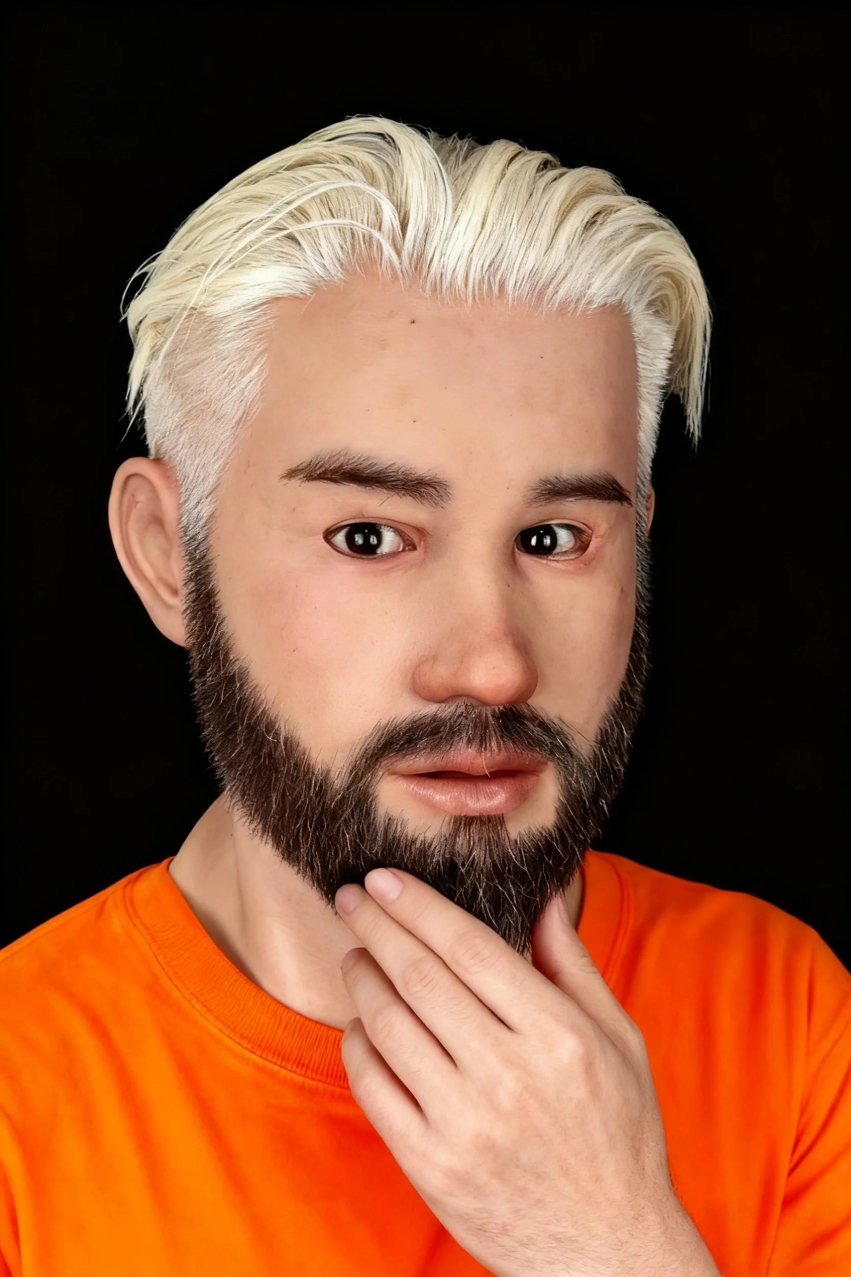 Kuka Ultra Realistic Silicone Mask – Full Head Cosplay, Halloween & Film Prop