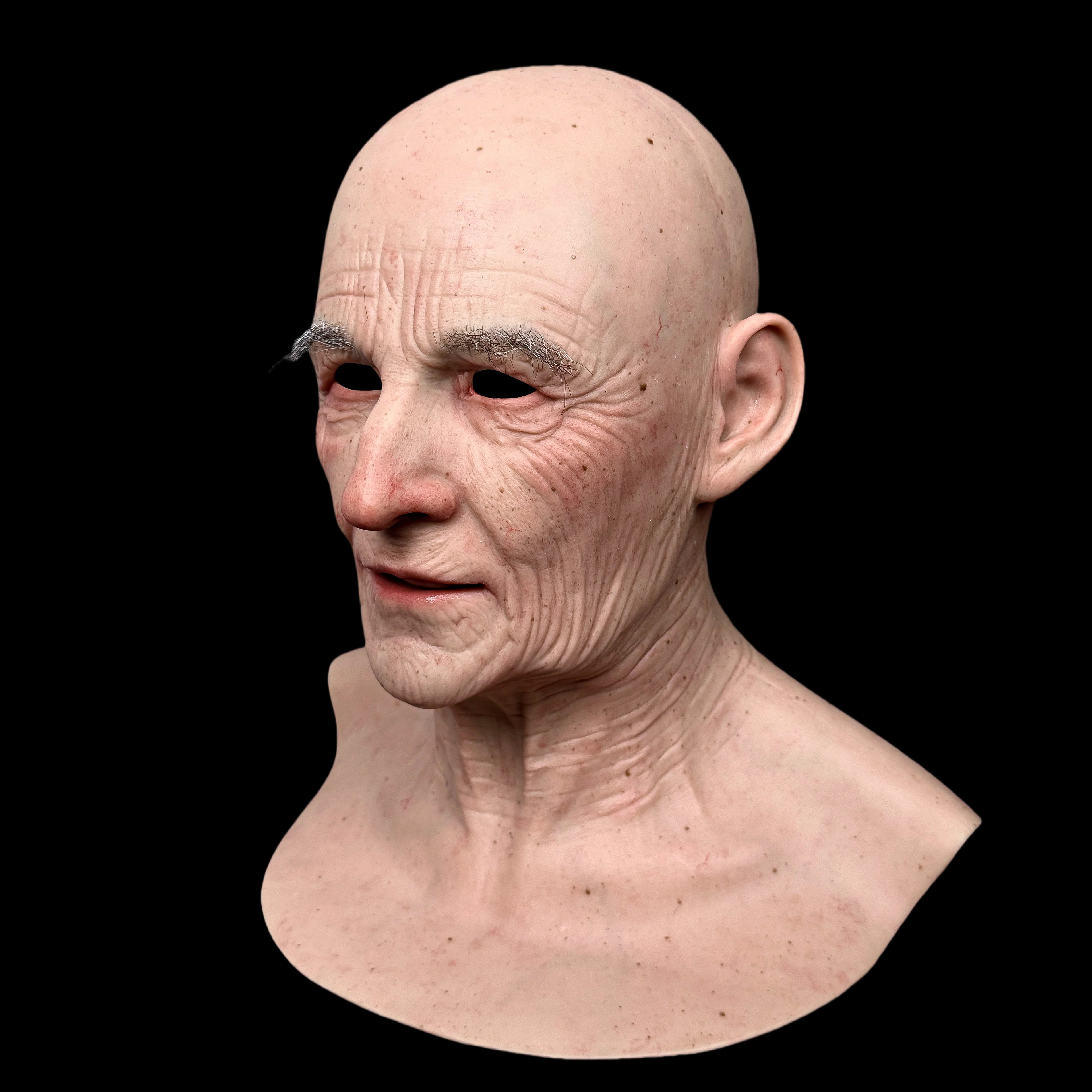 Kabu Ultra Realistic Silicone Mask – Full Head Hollywood-Grade SFX Face Mask for Halloween, Cosplay & Film