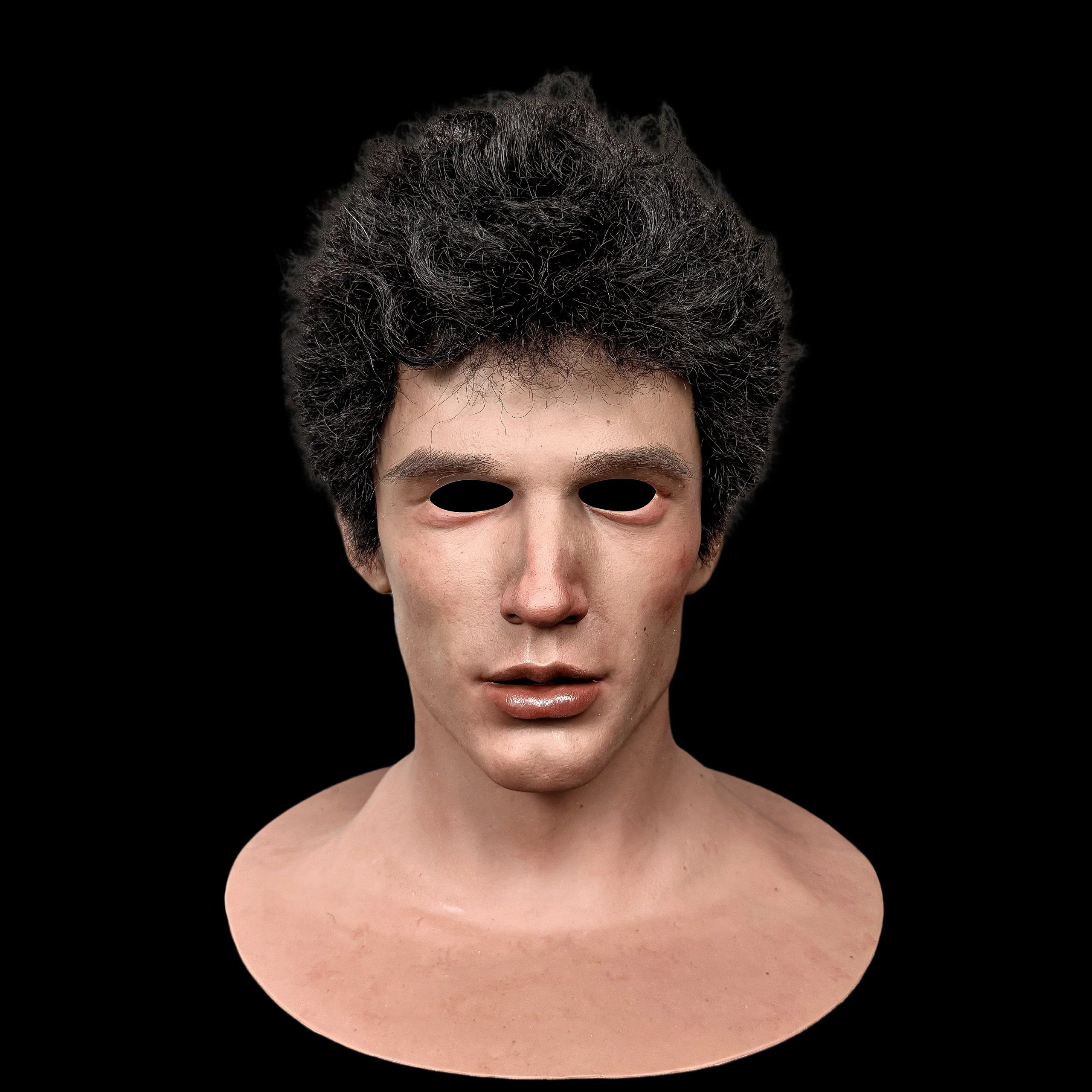 Luwang Ultra Realistic Silicone Mask – Full Head SFX Face Mask for Halloween, Cosplay & Film