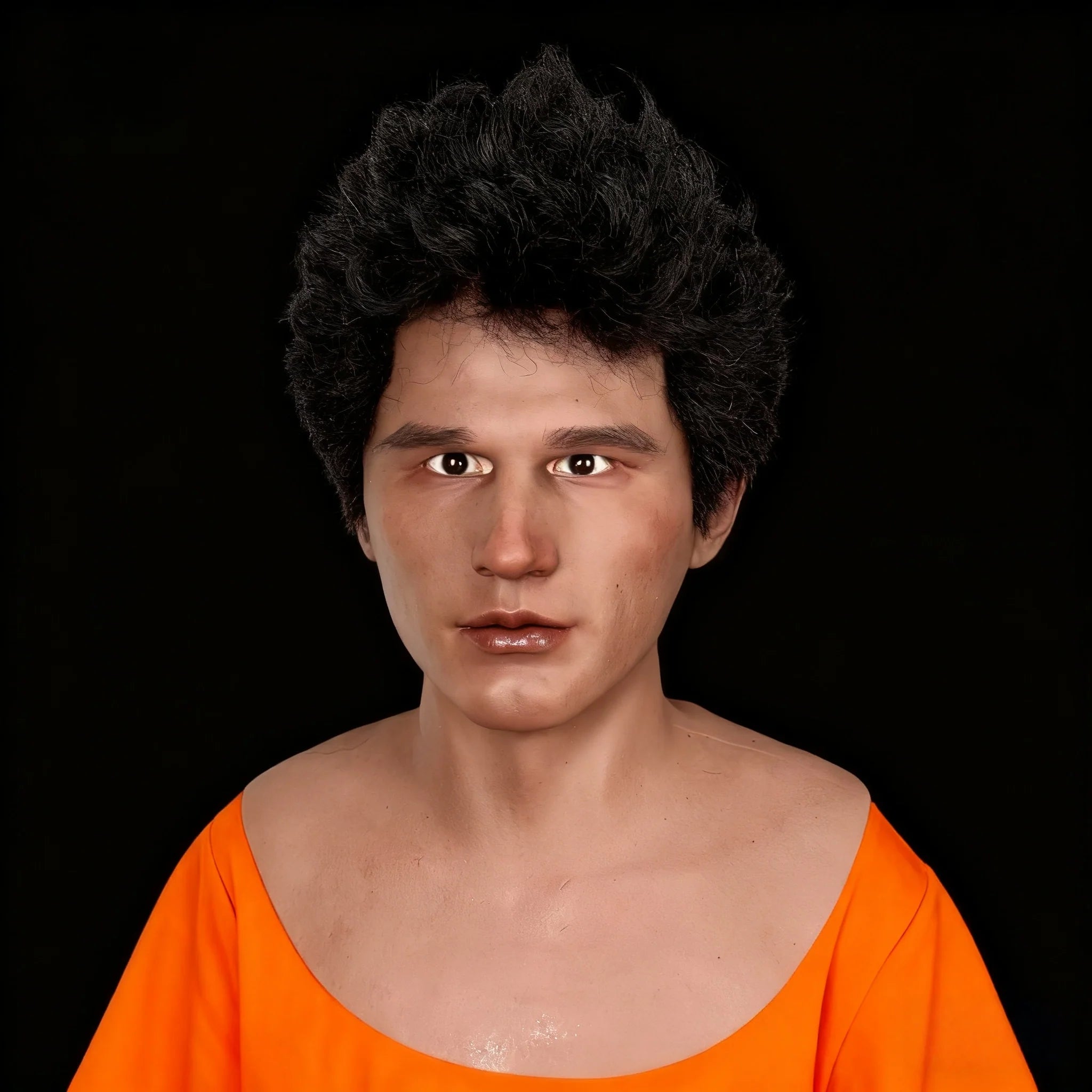 Luwang Ultra Realistic Silicone Mask – Full Head SFX Face Mask for Halloween, Cosplay & Film