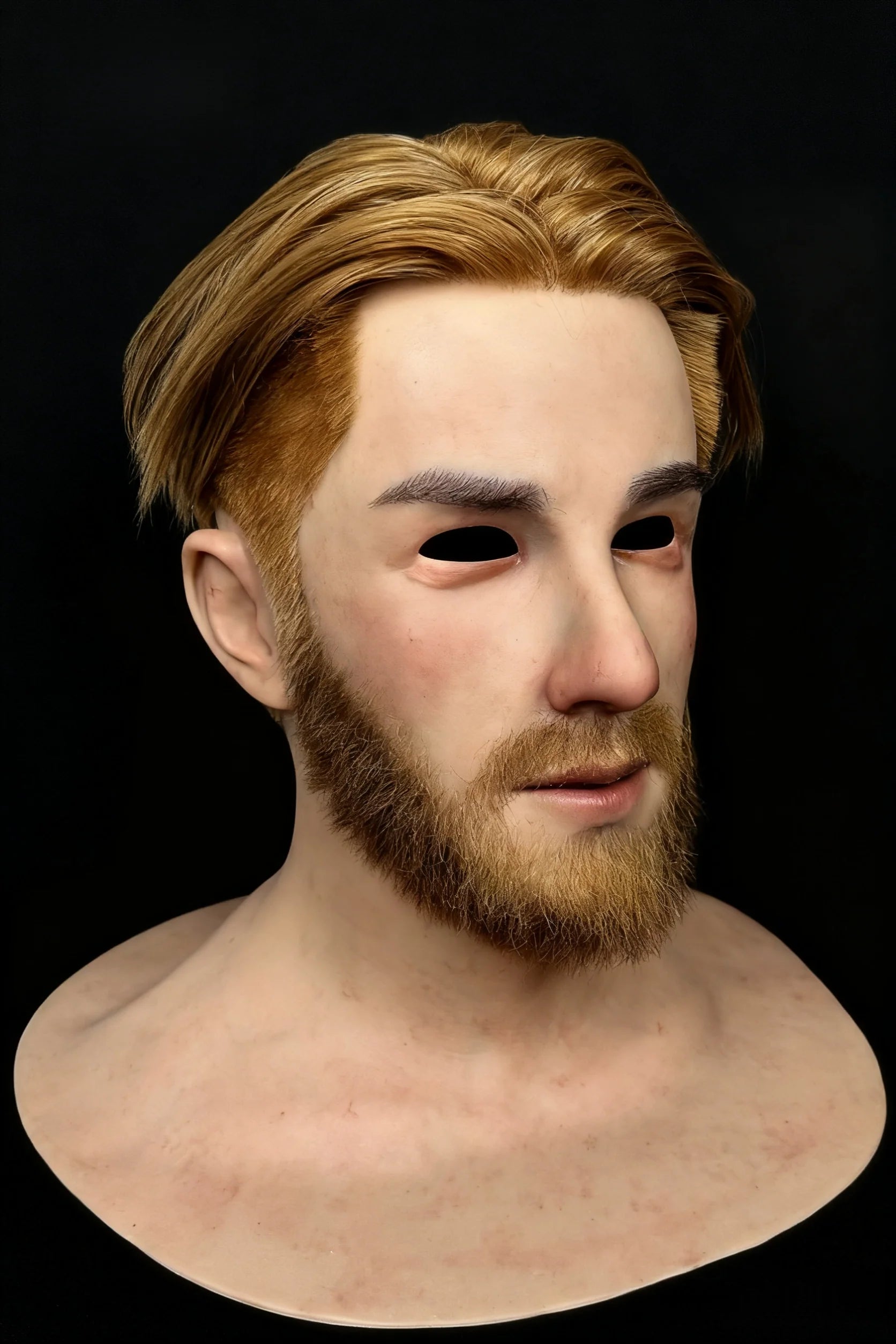 Aihua Ultra Realistic Silicone Mask – Full Head Cosplay, Halloween & Film Prop