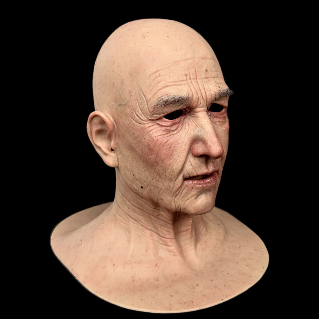 Abby Ultra Realistic Silicone Mask – Professional Full Head Male Face Mask for Halloween, Cosplay & Theater