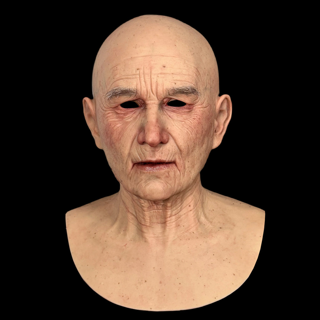 Abby Ultra Realistic Silicone Mask – Professional Full Head Male Face Mask for Halloween, Cosplay & Theater