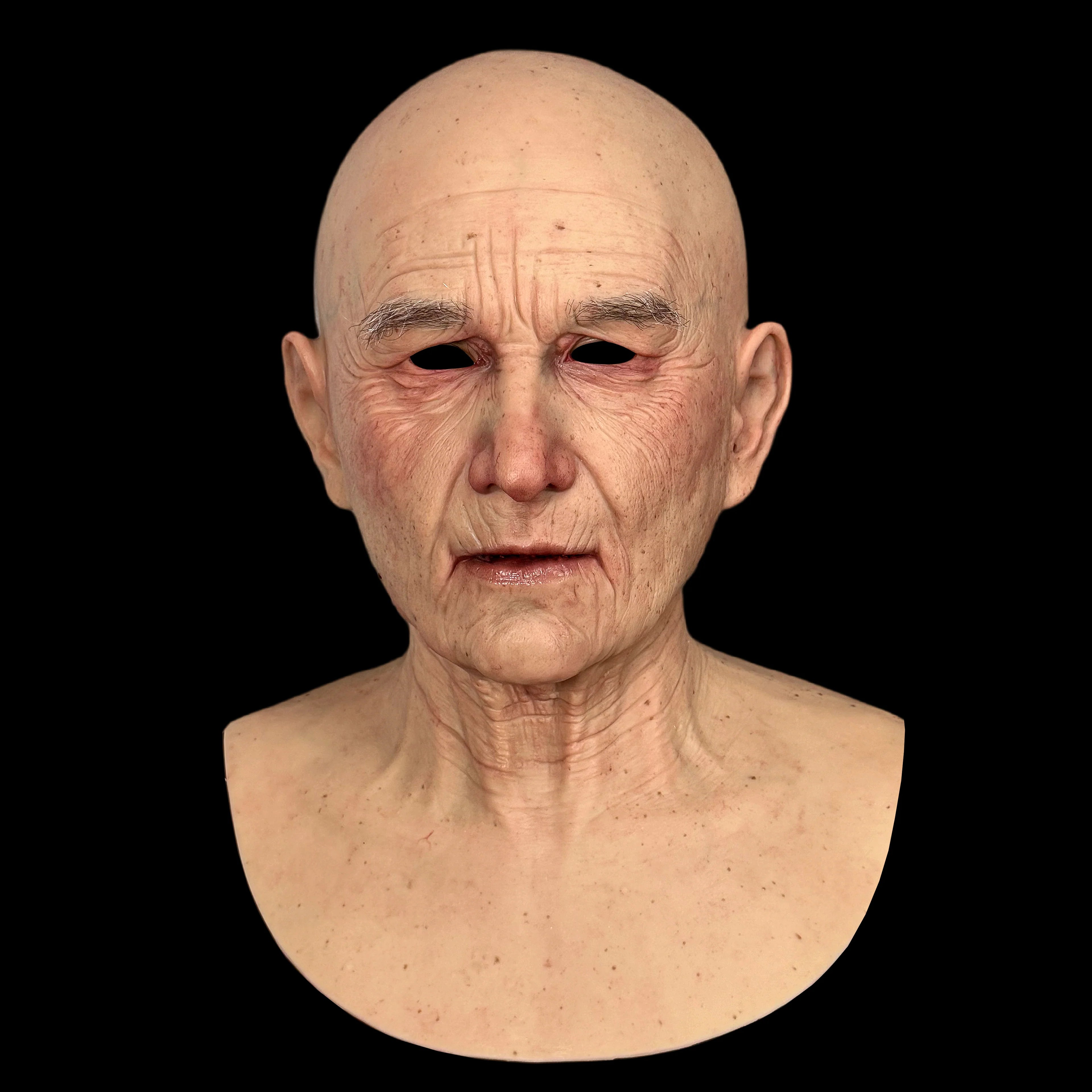 Abby Ultra Realistic Silicone Mask – Professional Full Head Male Face Mask for Halloween, Cosplay & Theater