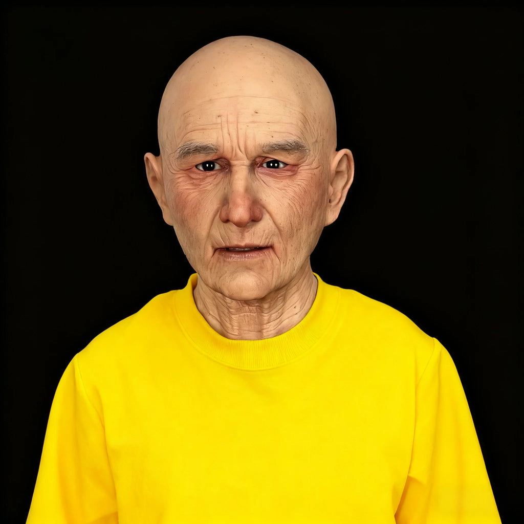 Abby Ultra Realistic Silicone Mask – Professional Full Head Male Face Mask for Halloween, Cosplay & Theater