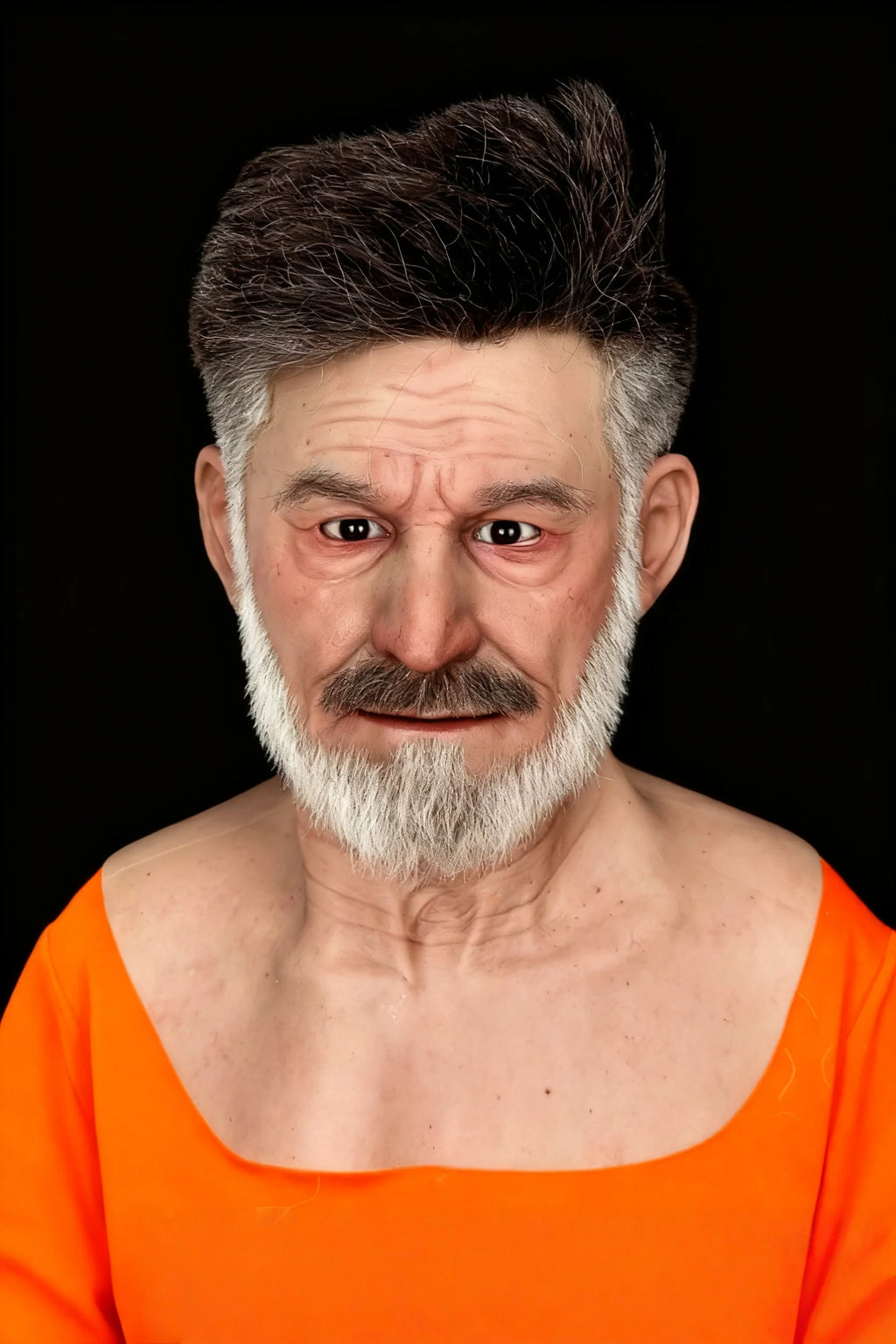 Ente Ultra Realistic Silicone Mask – Full Head Elderly Male Cosplay & Film Prop