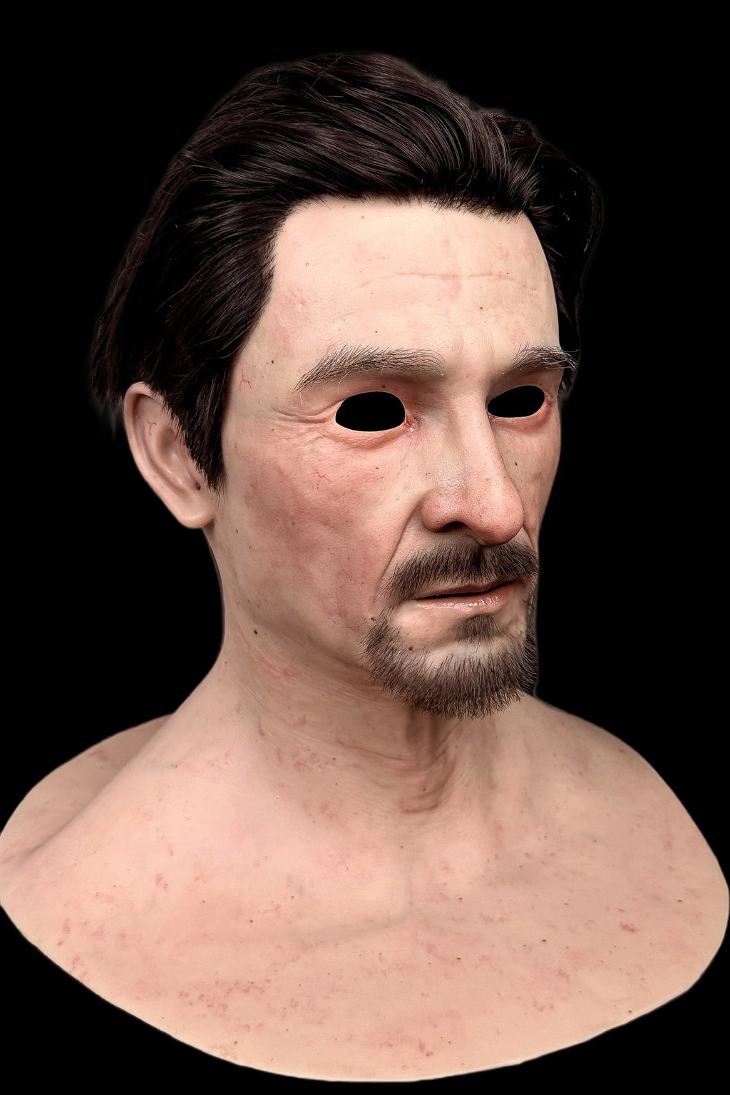 Hunter Ultra Realistic Silicone Mask – Full Head Cosplay, Halloween & Film Prop