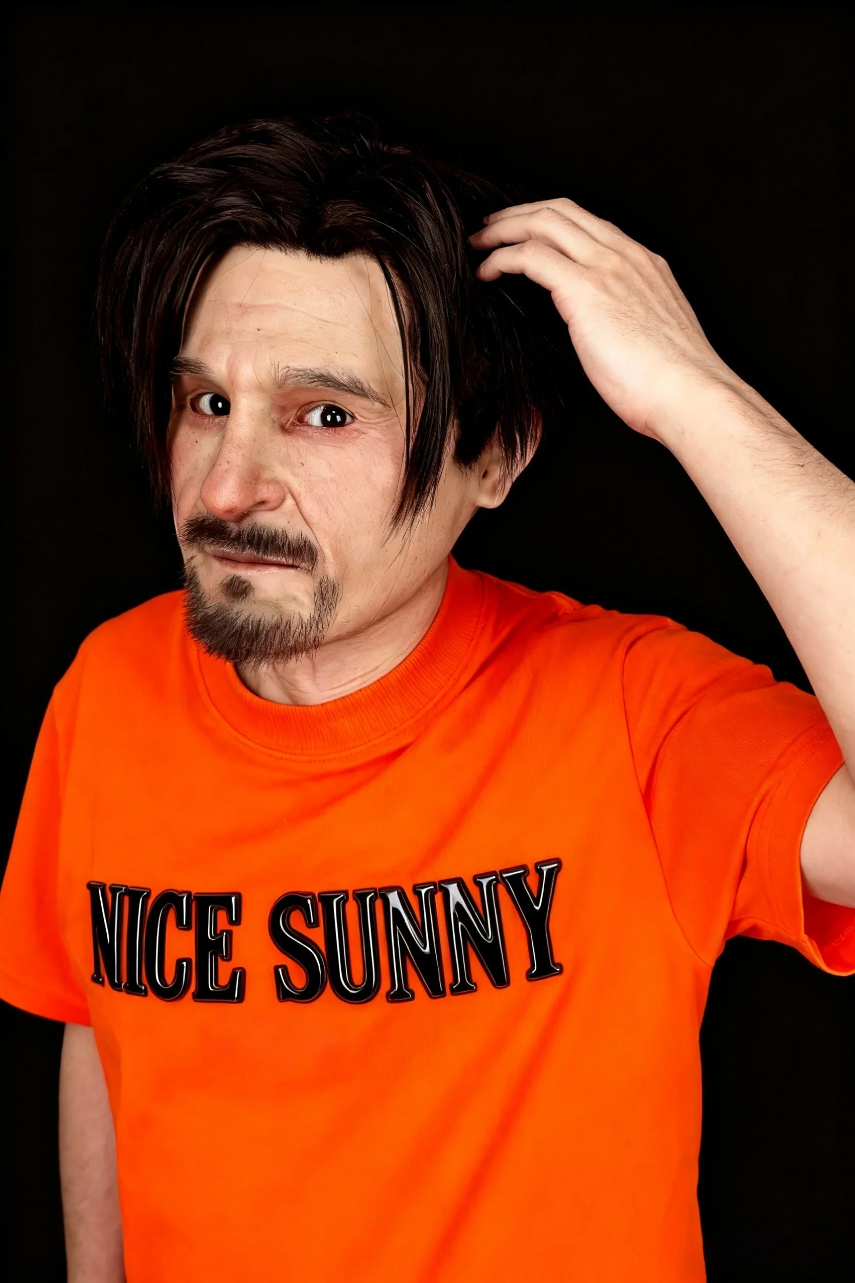 Hunter Ultra Realistic Silicone Mask – Full Head Cosplay, Halloween & Film Prop