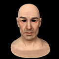 Lucas Ultra Realistic Silicone Mask – Full Head Elderly Male Face Mask for Halloween, Cosplay & Theater