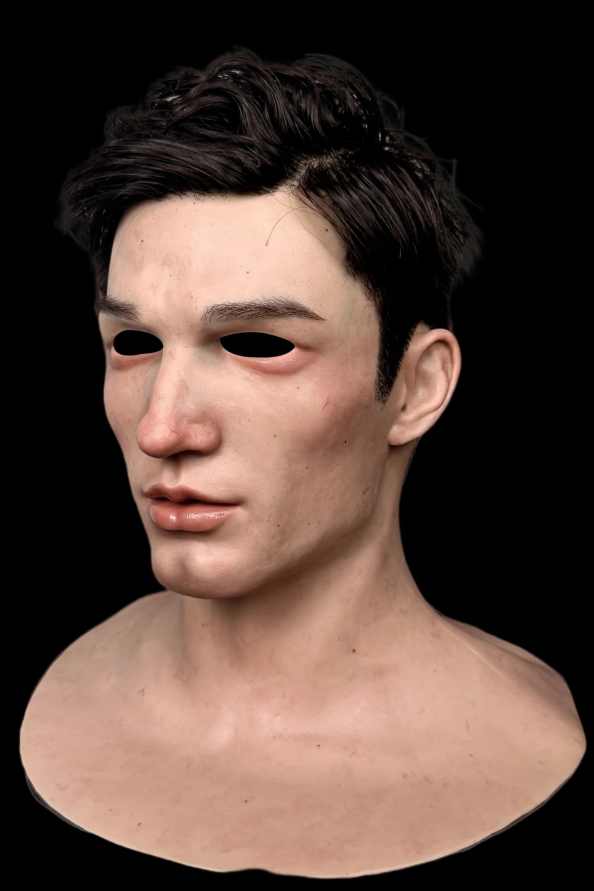 Light Ultra Realistic Silicone Mask – Full Head Cosplay, Halloween & Film Prop